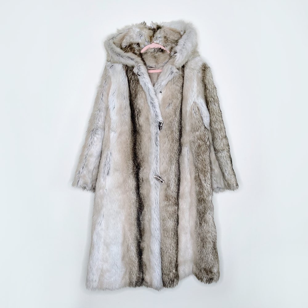 Tissavel france faux fur on sale coat