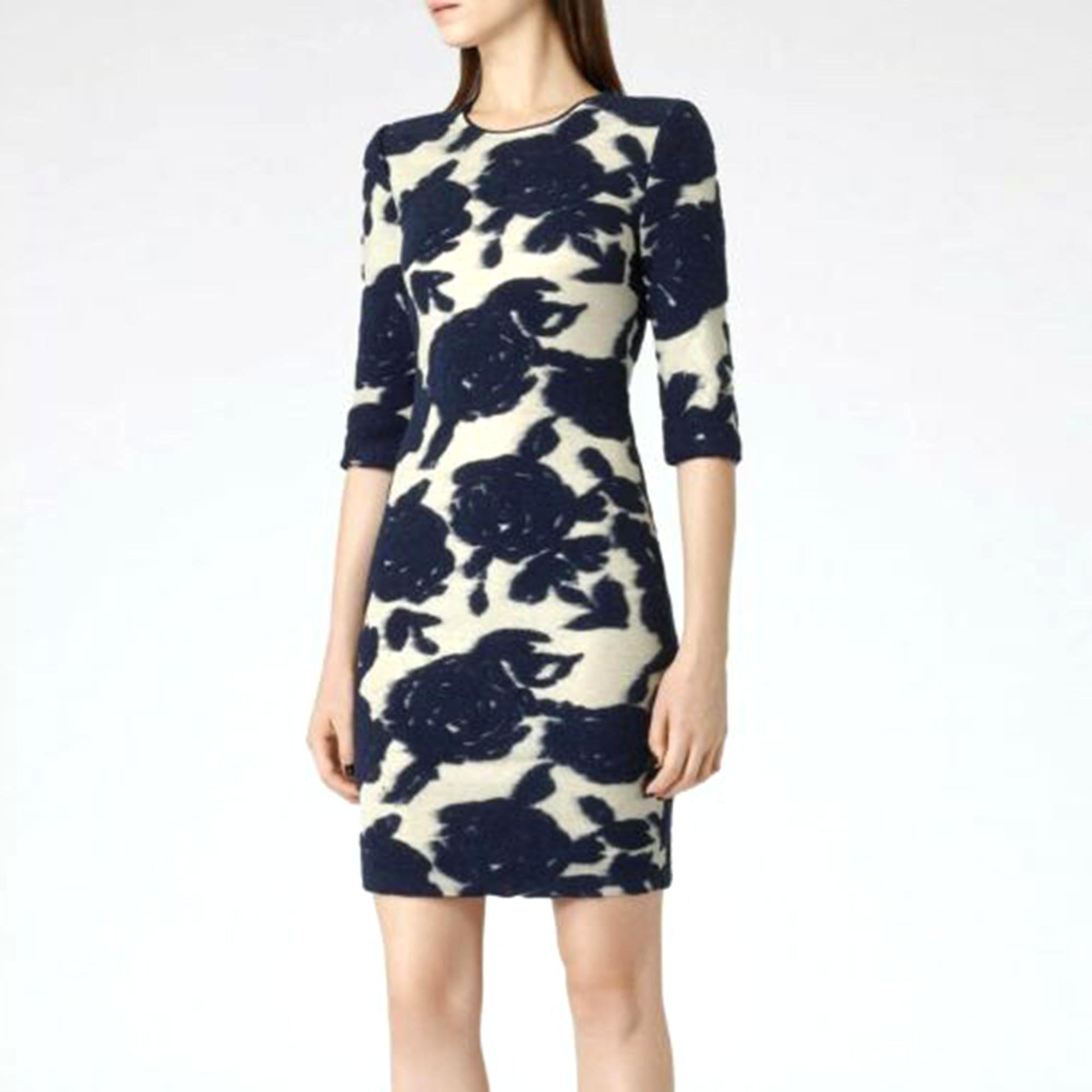 Reiss leila burnout dress shops