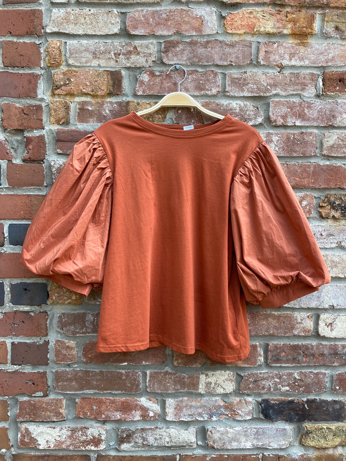 en saison voluminous puff sleeve tee