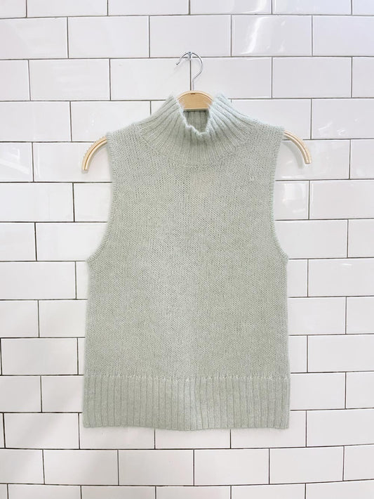 zara alpaca-wool knit sweater vest