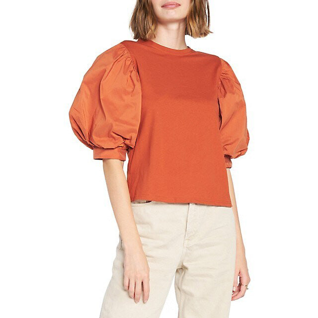 en saison voluminous puff sleeve tee