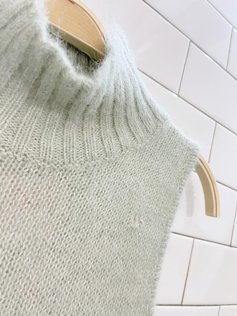 zara alpaca-wool knit sweater vest