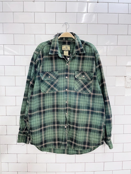 vintage field & stream flannel shirt jacket