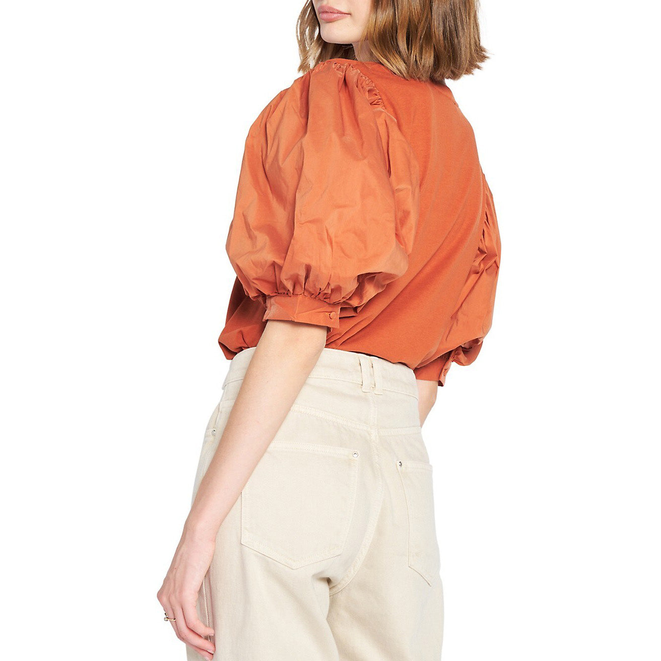 en saison voluminous puff sleeve tee