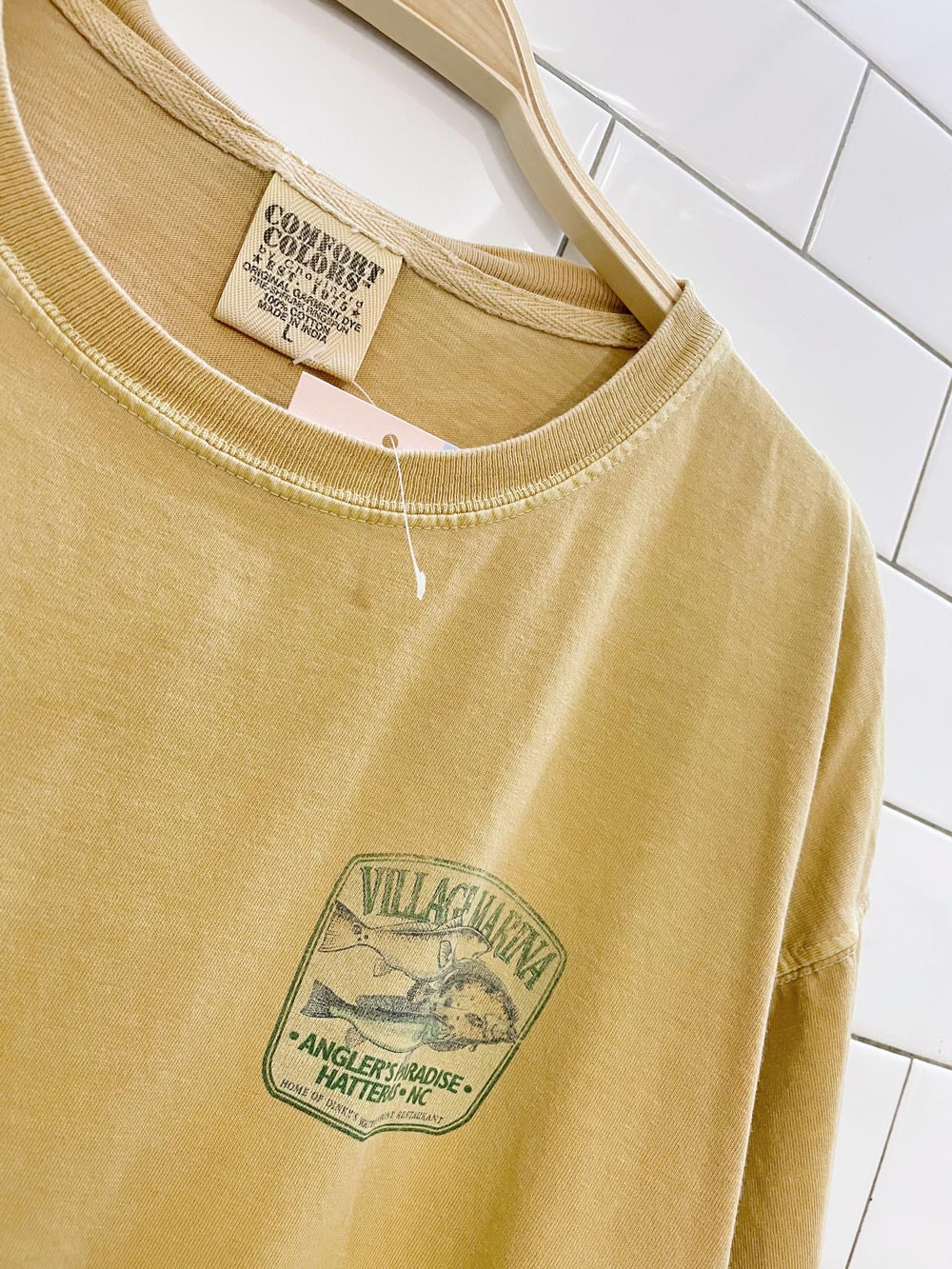 comfort colors village marina anglers tee