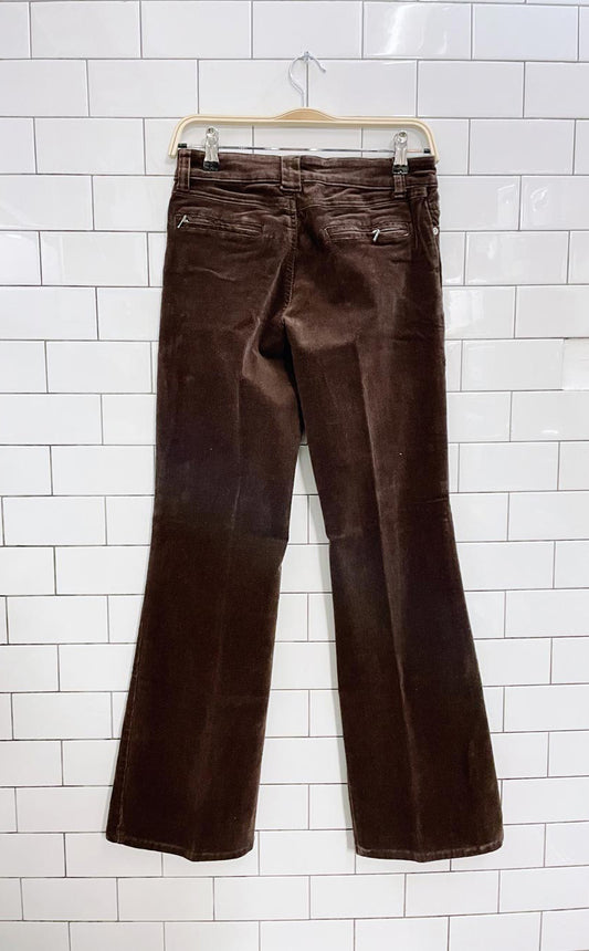 y2k 725 originals corduroy flare leg pants