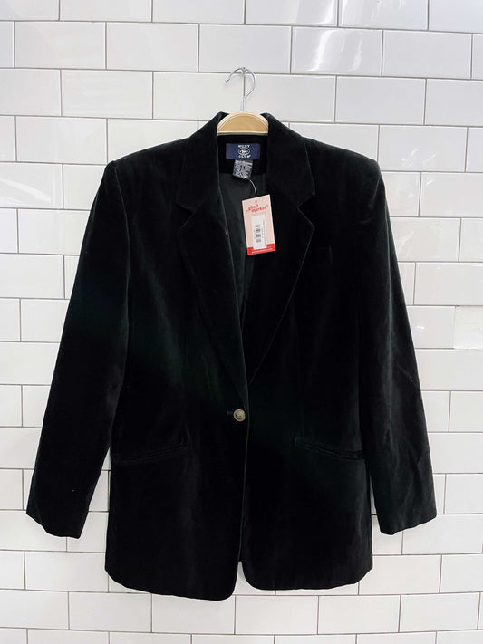 vintage 90s hunt club velvet blazer