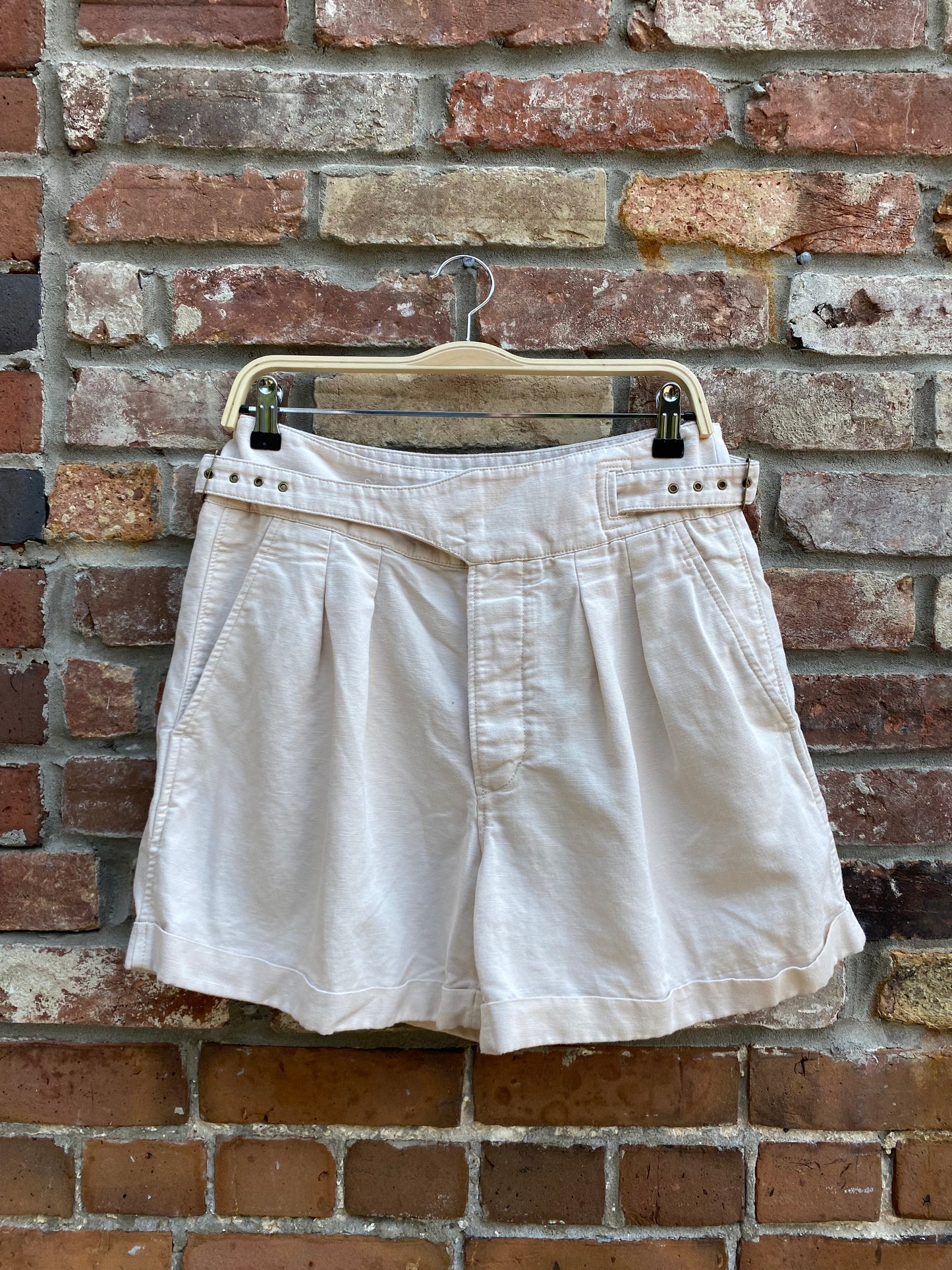 banana republic 2023 linen-blend explorer shorts