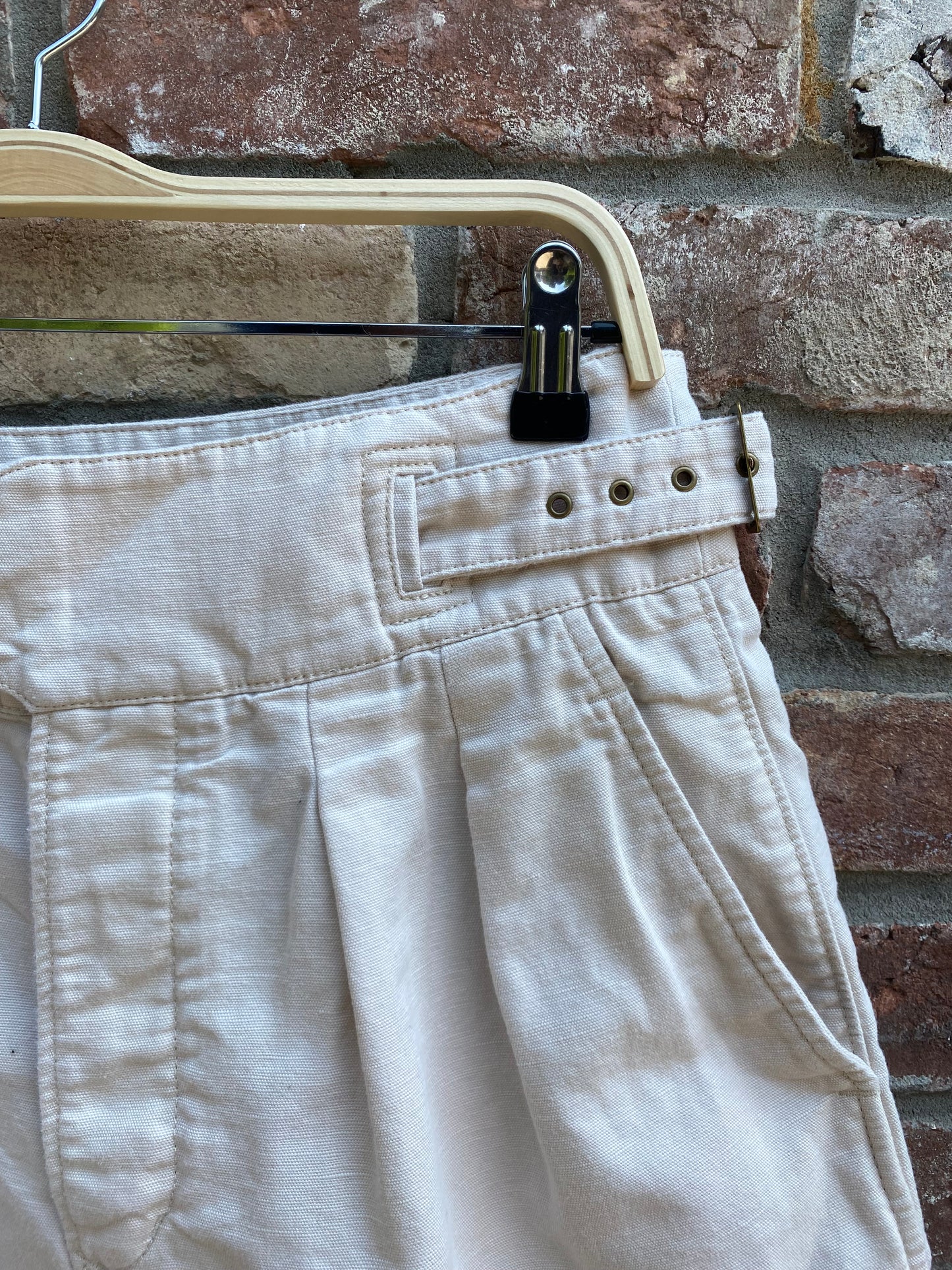 banana republic 2023 linen-blend explorer shorts