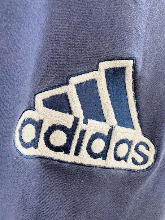 vintage 00s adidas terry mountain logo crew