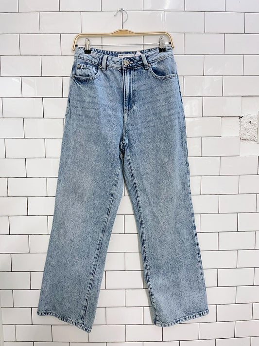 garage denim wide leg jeans