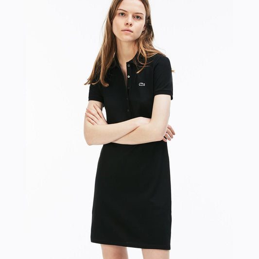 lacoste pique polo mini dress