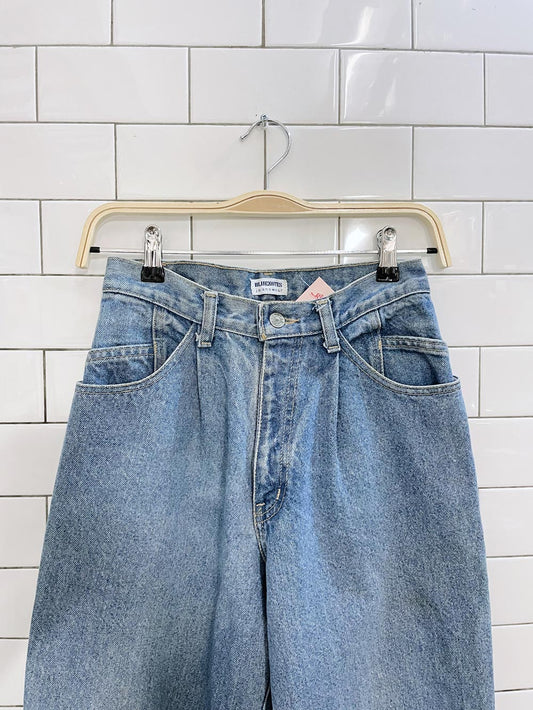 vintage bluenotes balloon leg high rise jeans