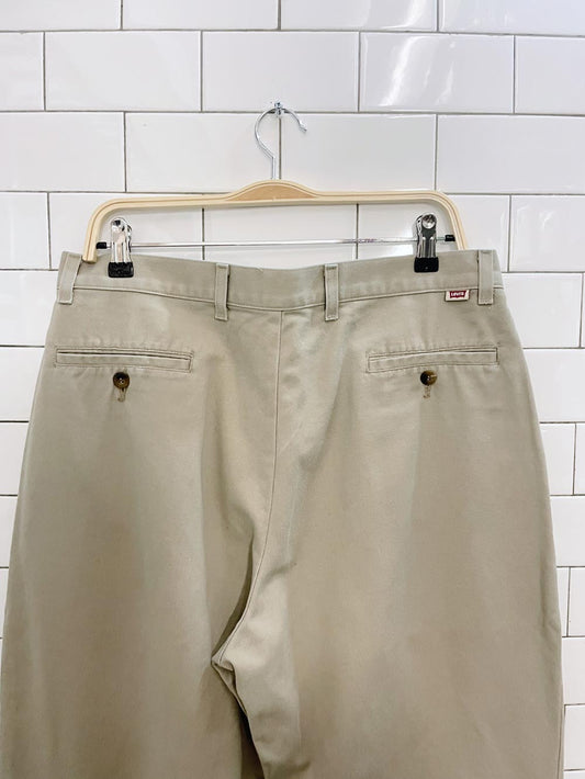 vintage 00s levi's chino twill pants