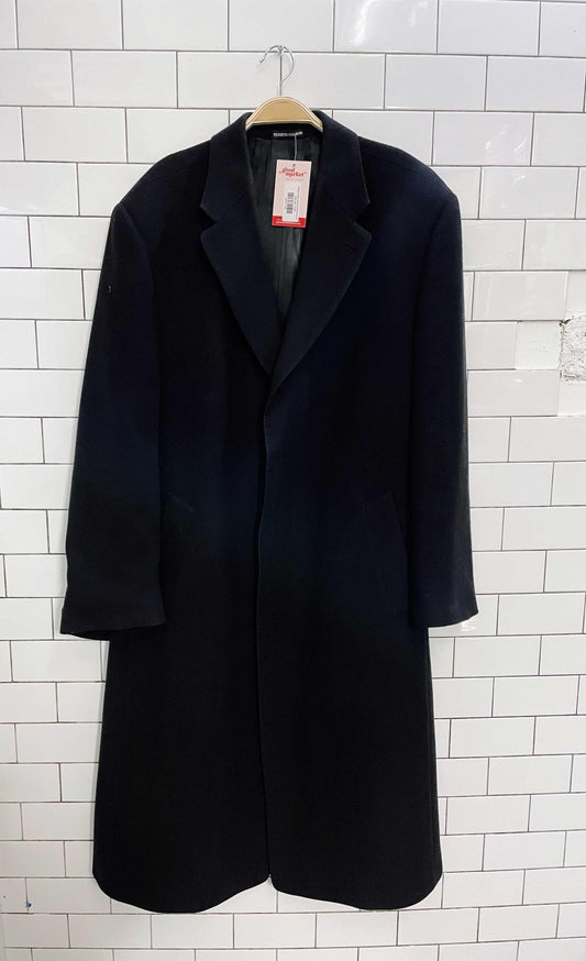 vintage biella wool cashmere overcoat