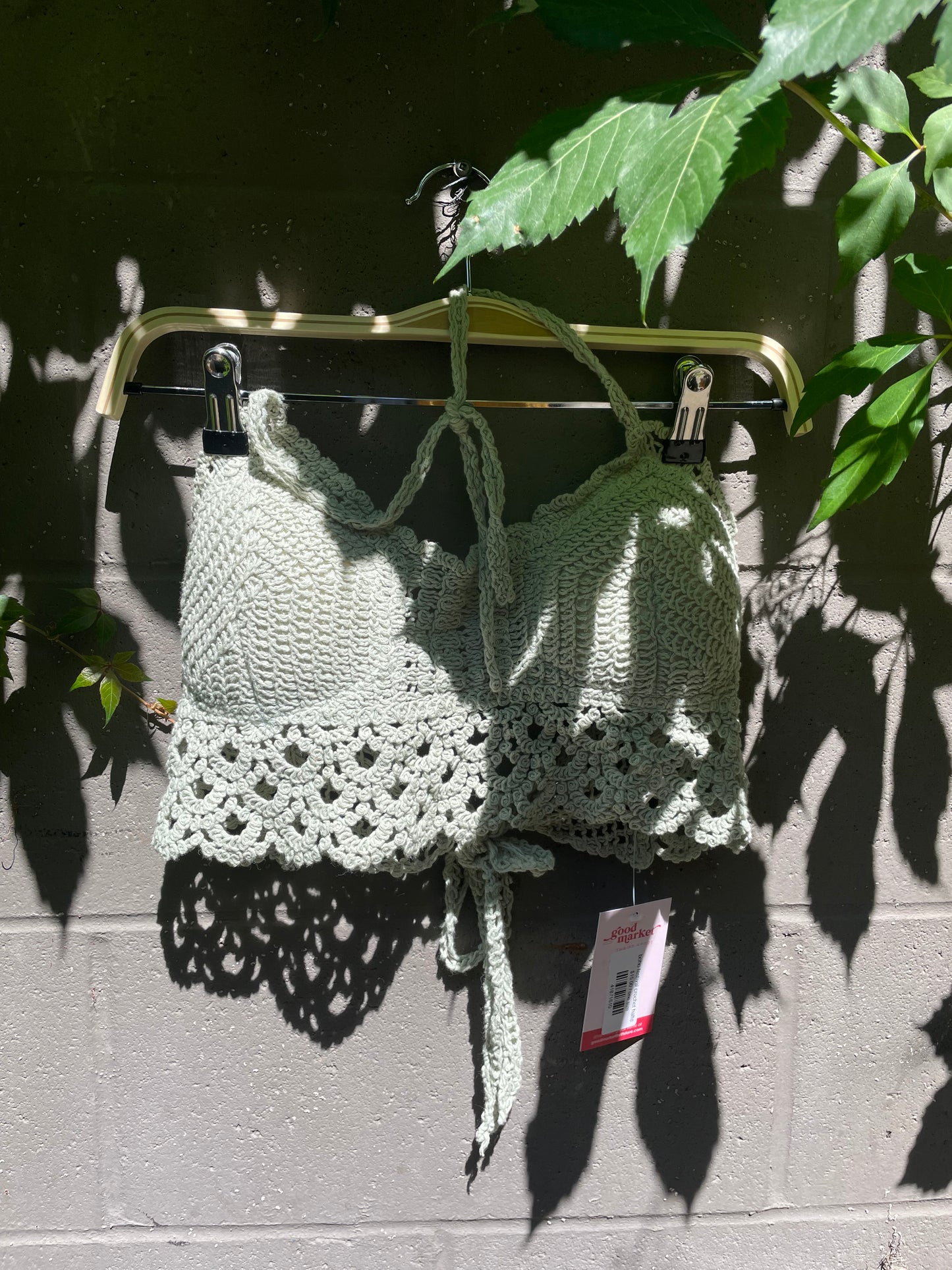 boho festival crochet halter