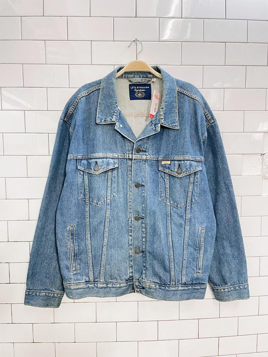 vintage levi's denim trucker jacket