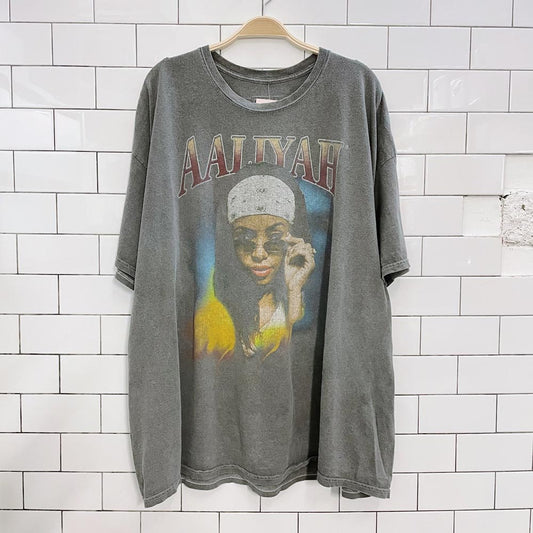 urban outfitters aaliyah look boyfriend tee