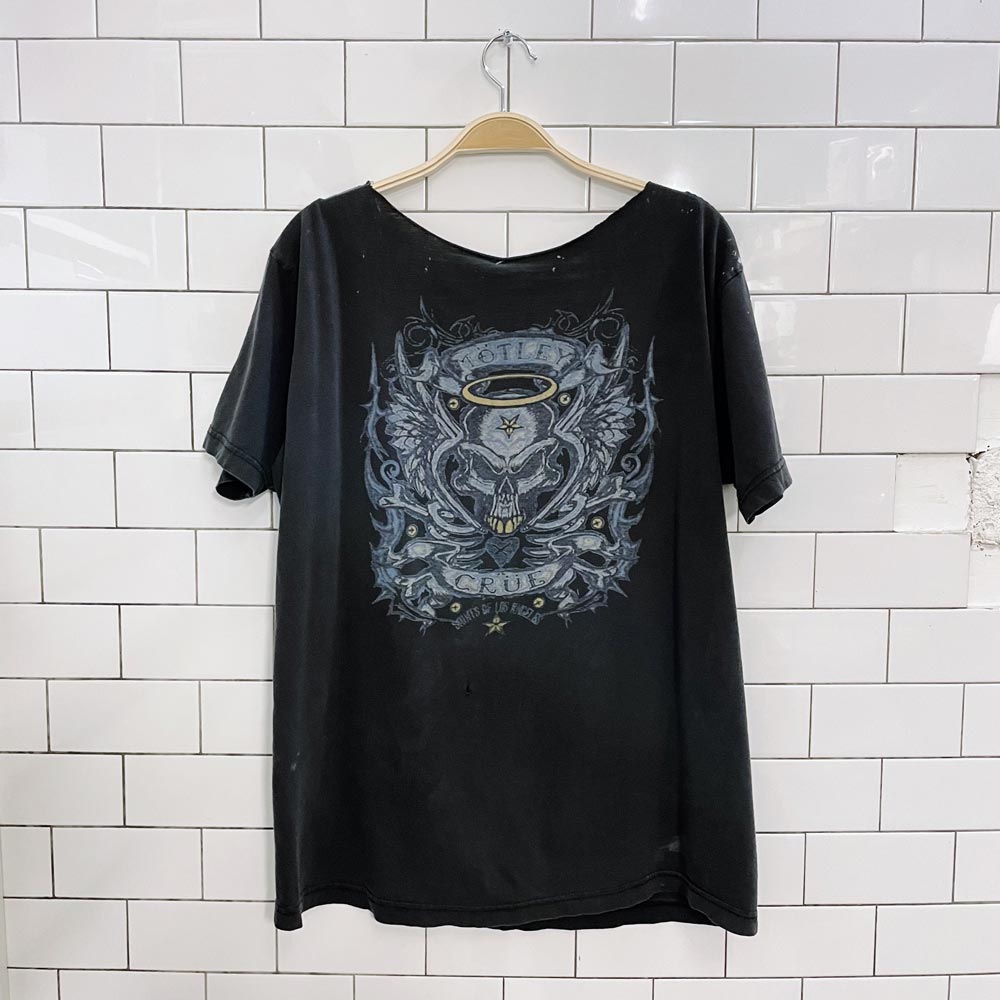 vintage 2009 motley crue saints of los angeles rework tee