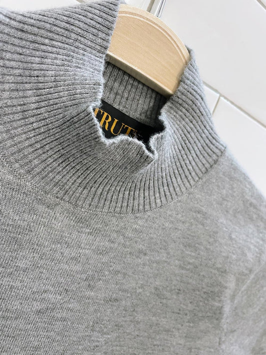 truth super soft ss mock neck knit sweater