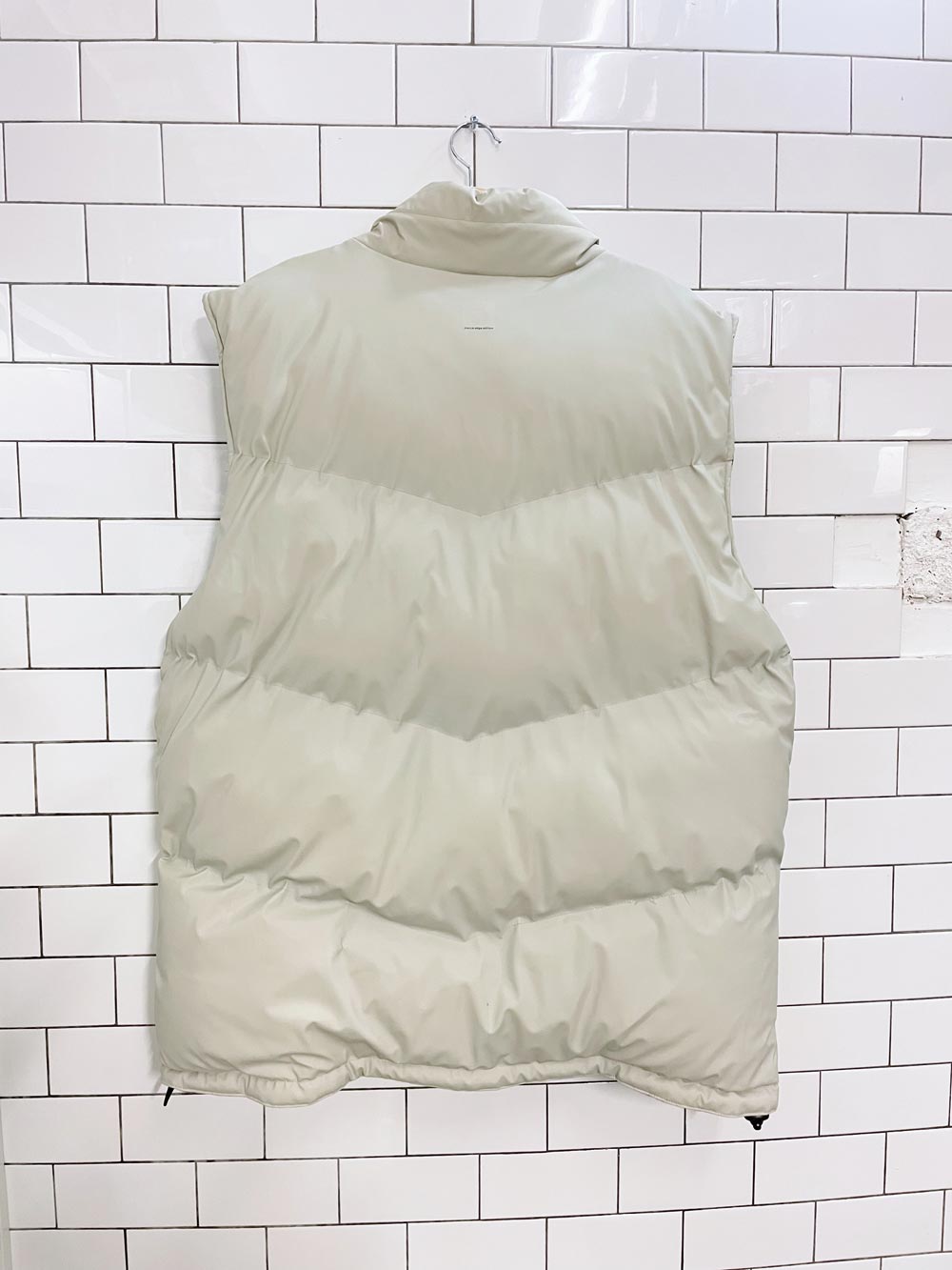 y2k mecca vinyl puffer vest