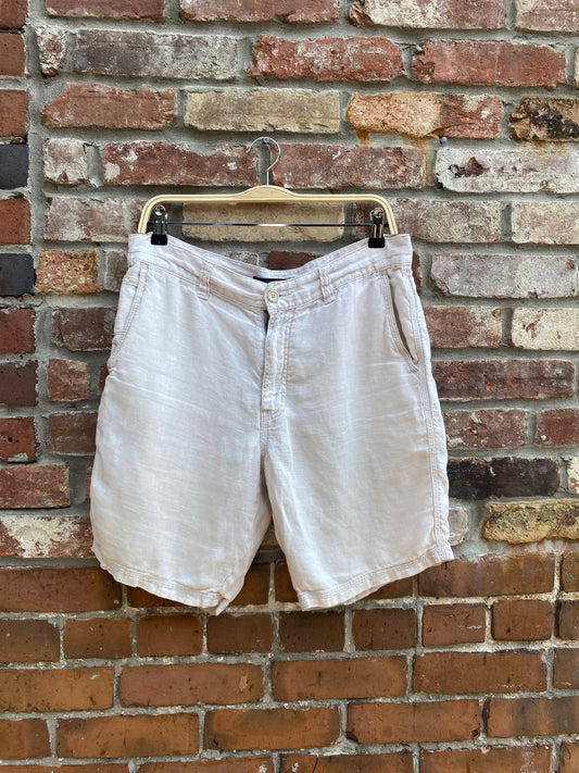 john varvatos usa linen shorts