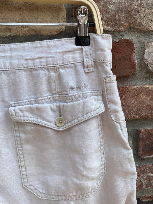 john varvatos usa linen shorts