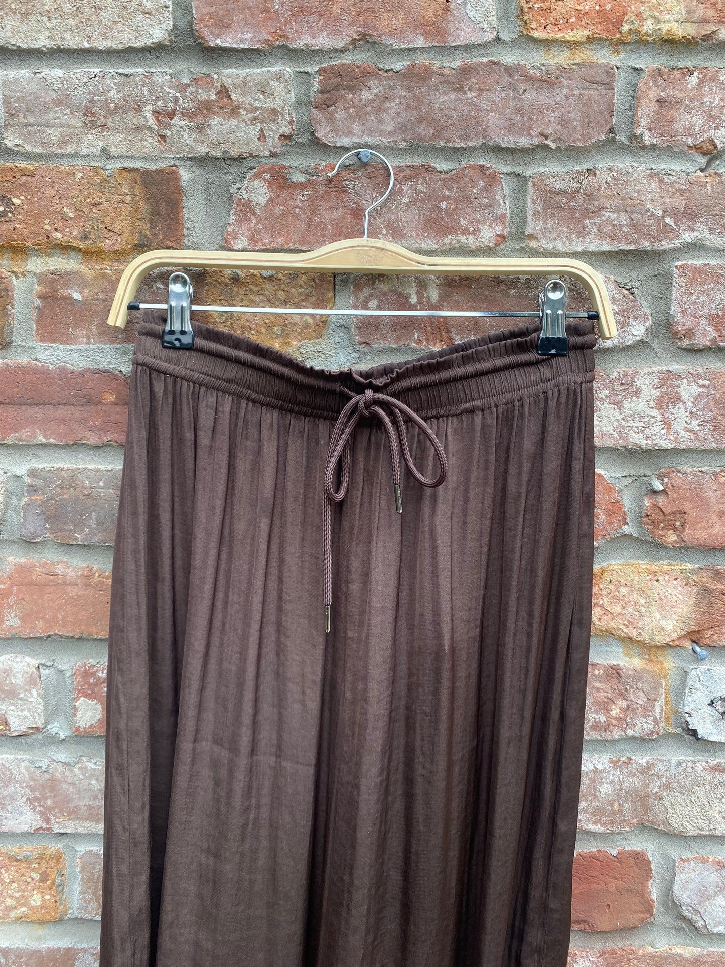 rachel zoe satiny wide leg pants