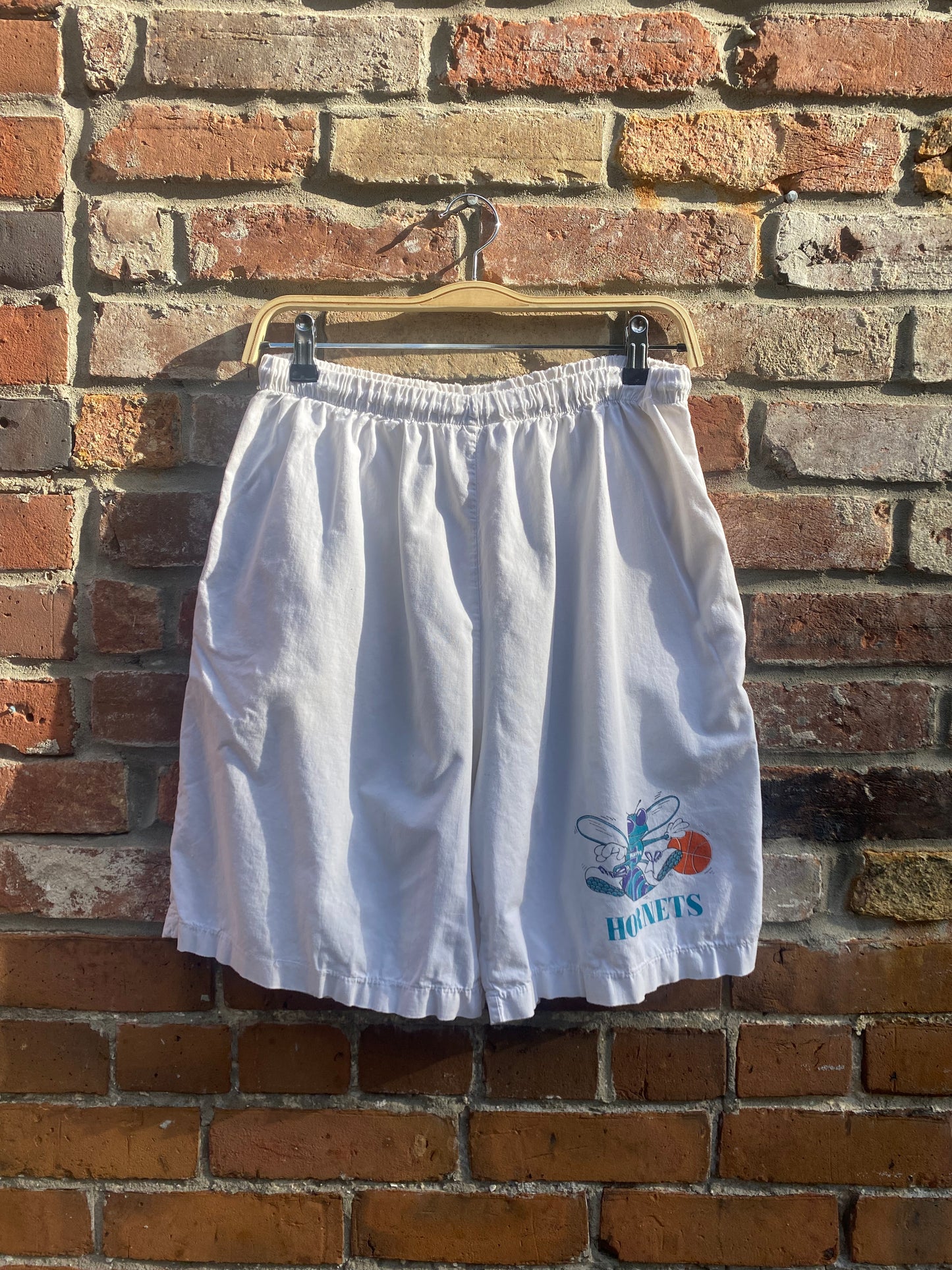 vintage 90s charlotte hornets lounge shorts