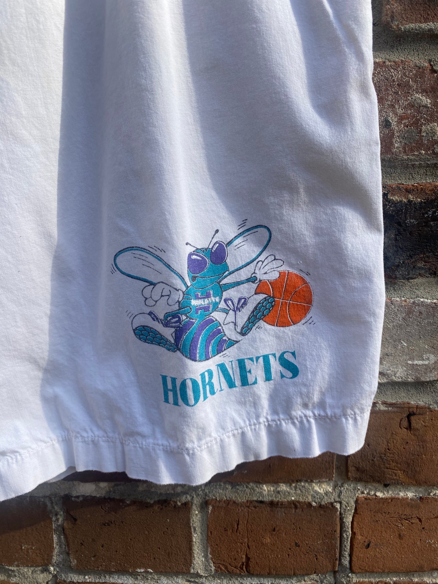 vintage 90s charlotte hornets lounge shorts