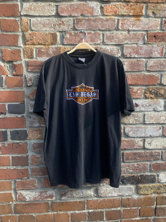 vintage las vegas harley-esque tee