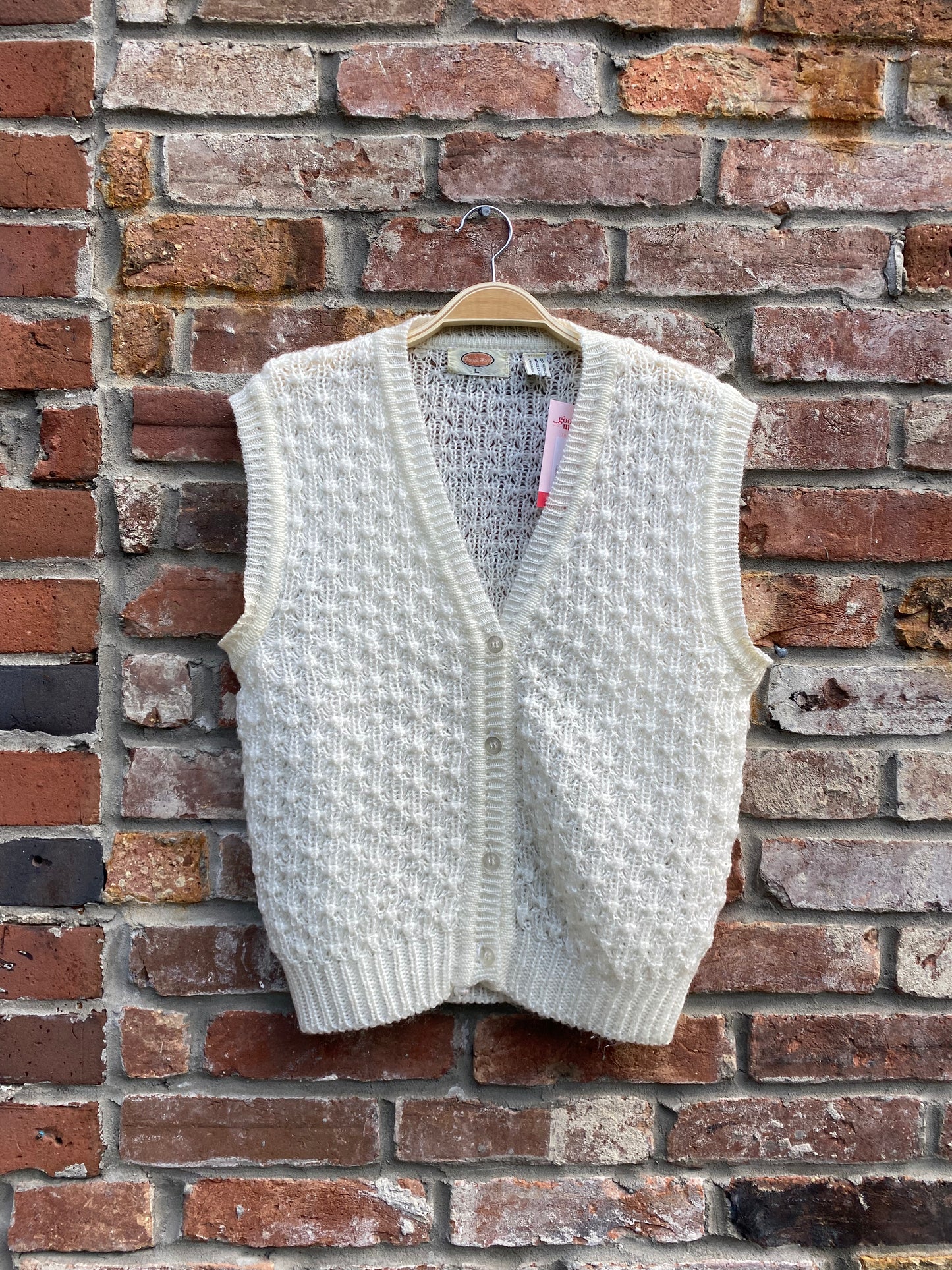 vintage 70s irene hill knit vest