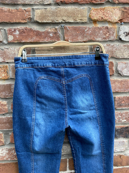 y2k denim capris