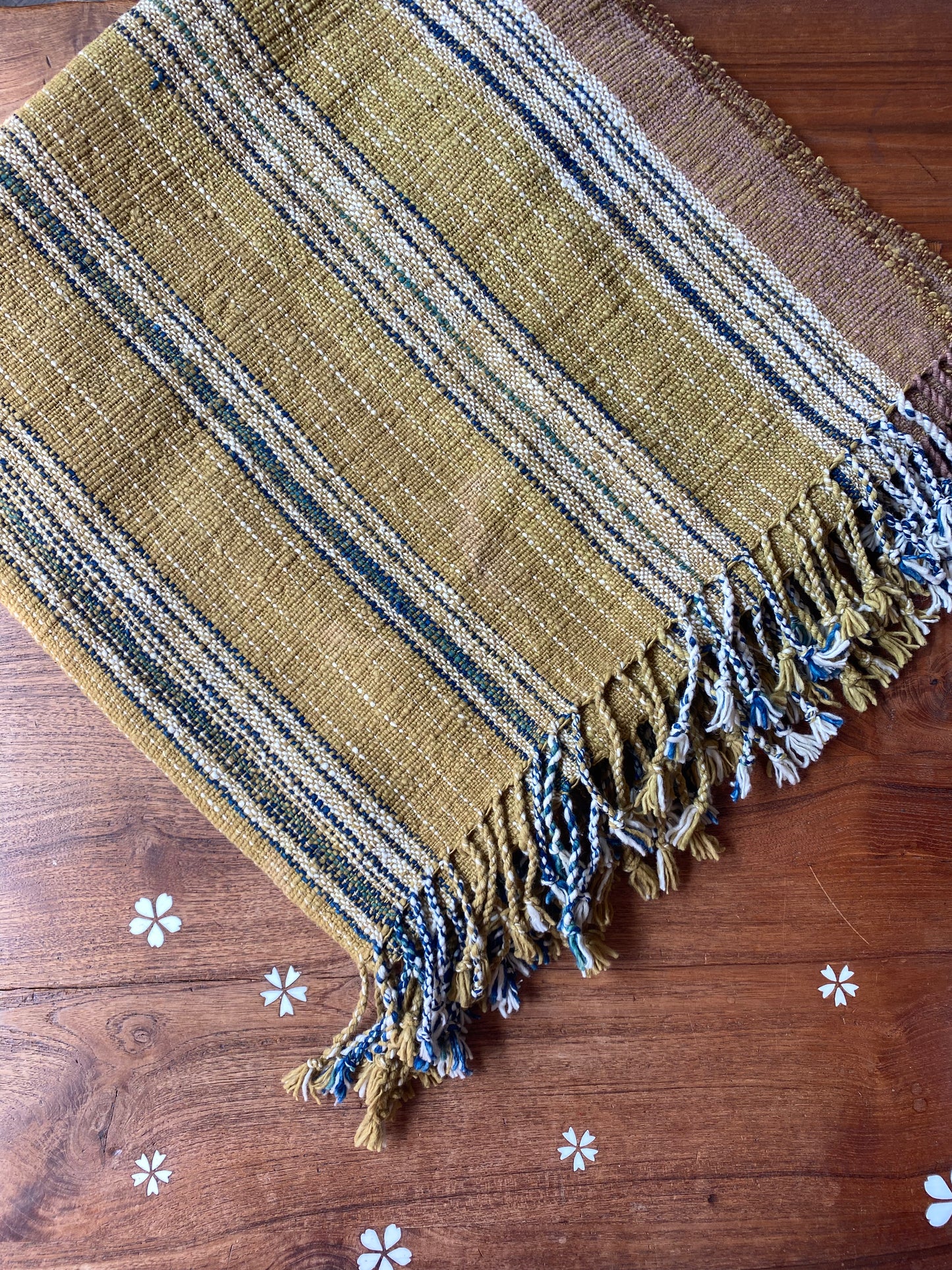 vintage hand-woven park/beach blanket