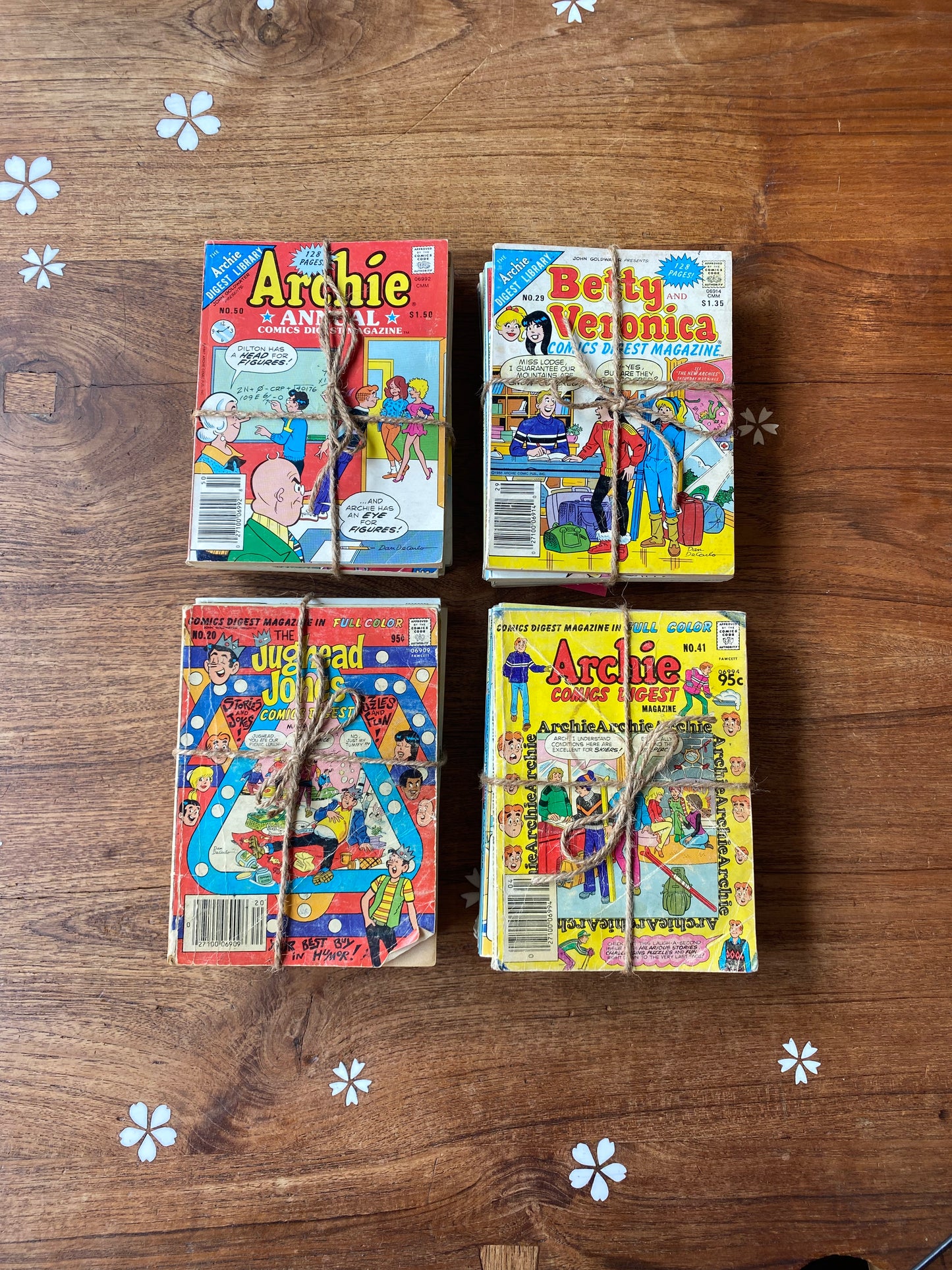 x5 vintage 90s archie comics