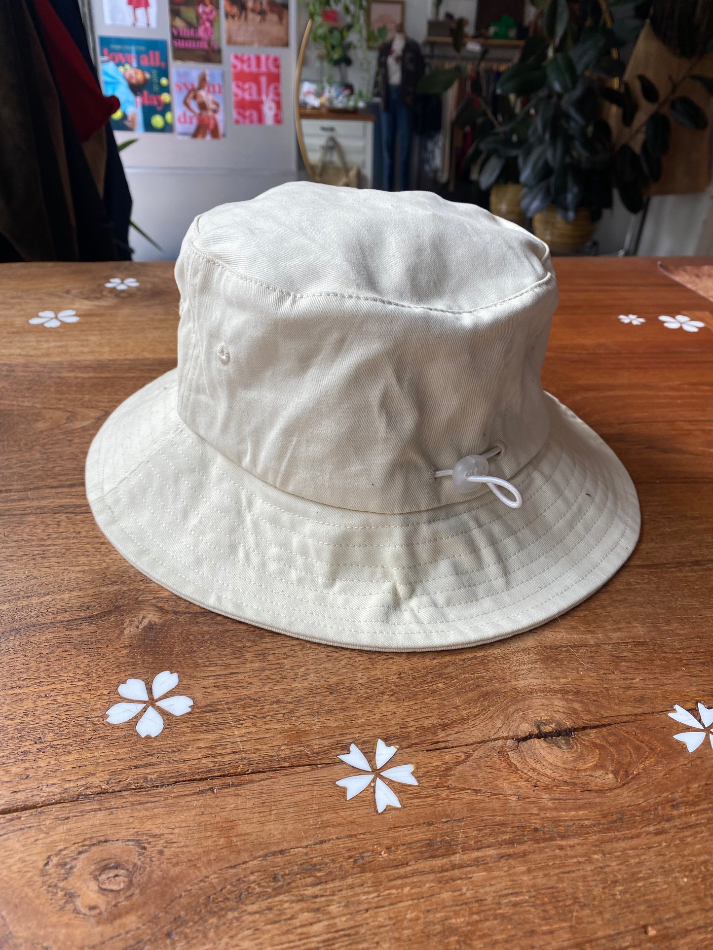 furtalk drawstring bucket hat