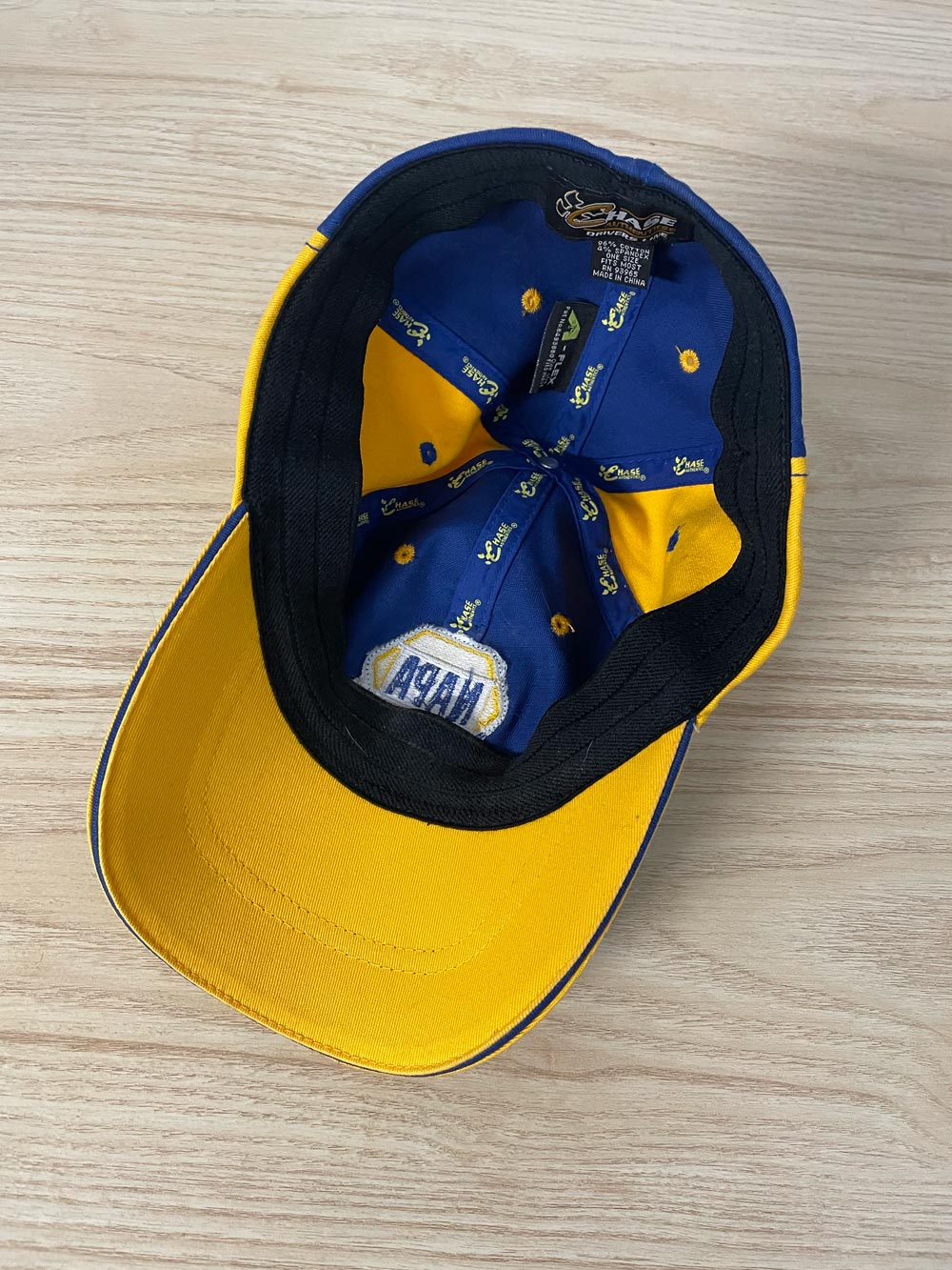 napa racing #15 signed cap