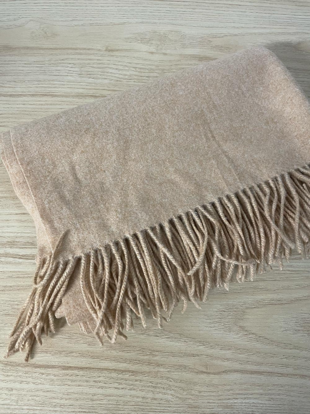 neutral xl super soft fringe scarf