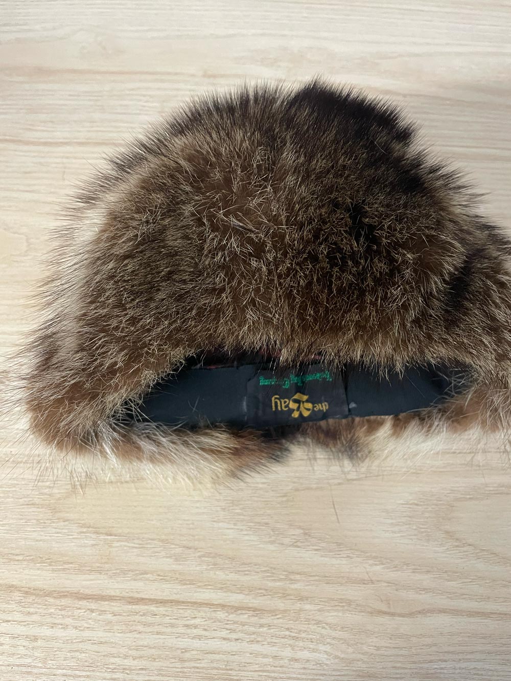 vintage hudson's bay fur hat