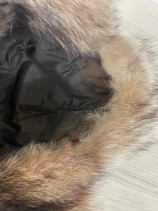 vintage fur trapper hat