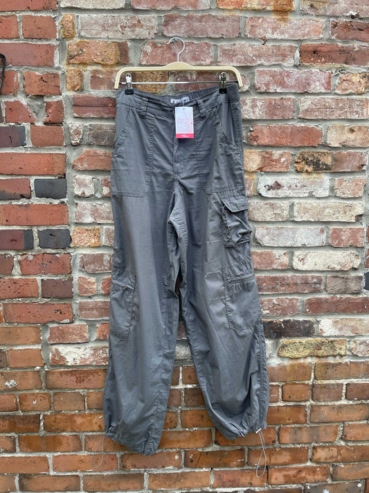 kreamy parachute cargo pants