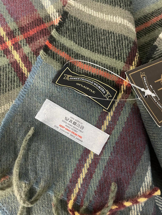 nwt james pringle weavers tartan scarf