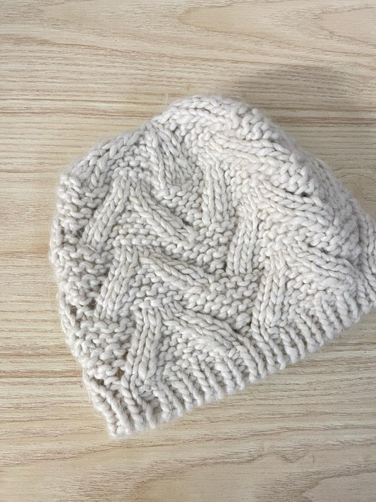 harlow cream soft knit toque