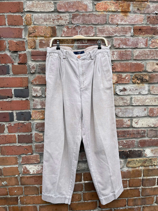 vintage 90s gap easy fit chunky cord trouser