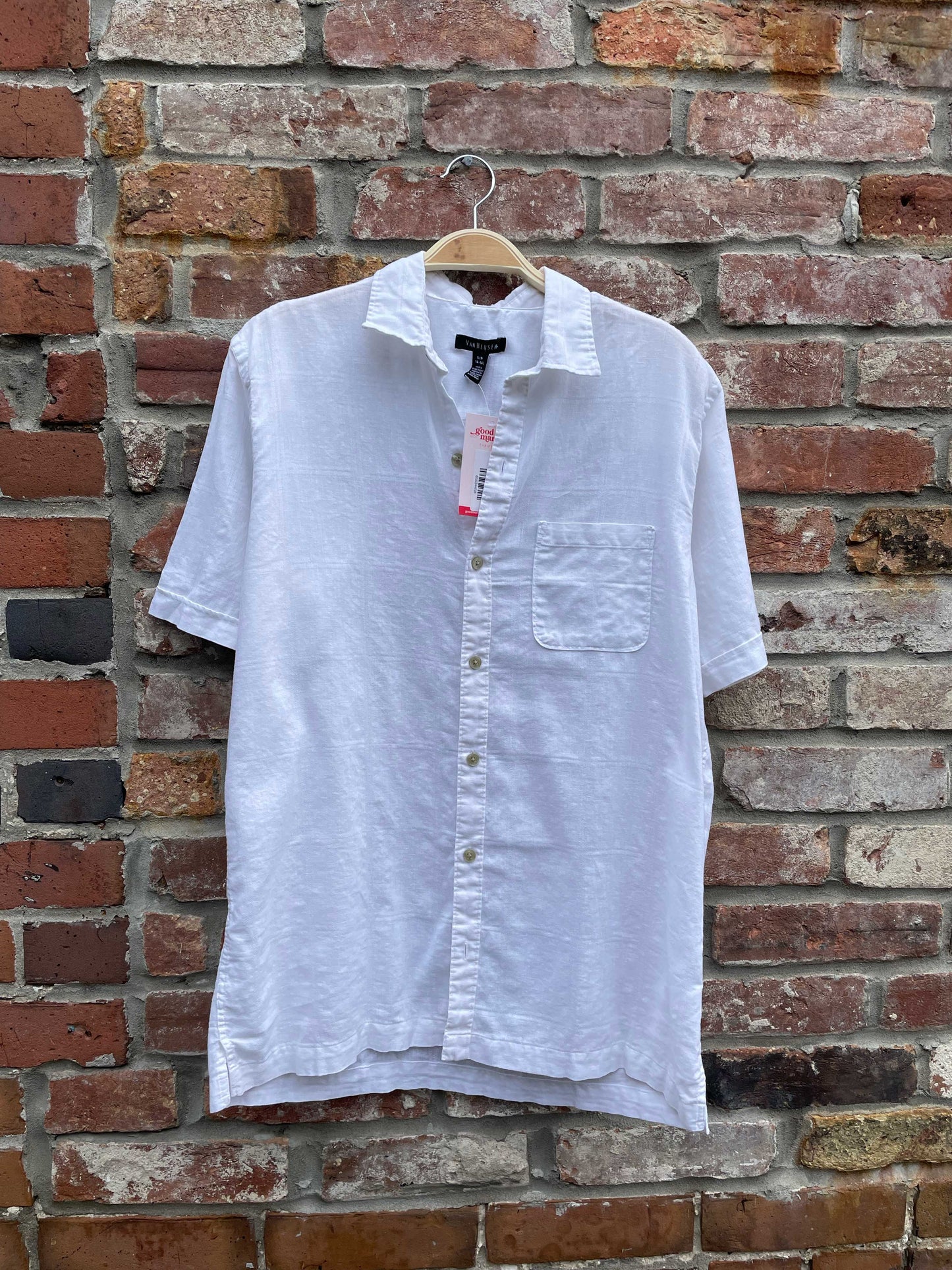 van heusen linen blend summer shirt