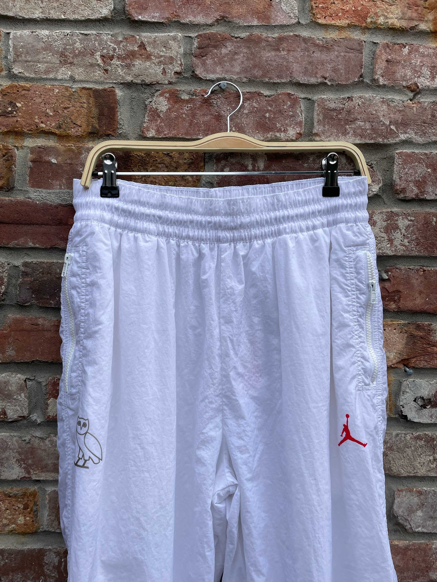 ovo x jordan mesh lined sail track pants