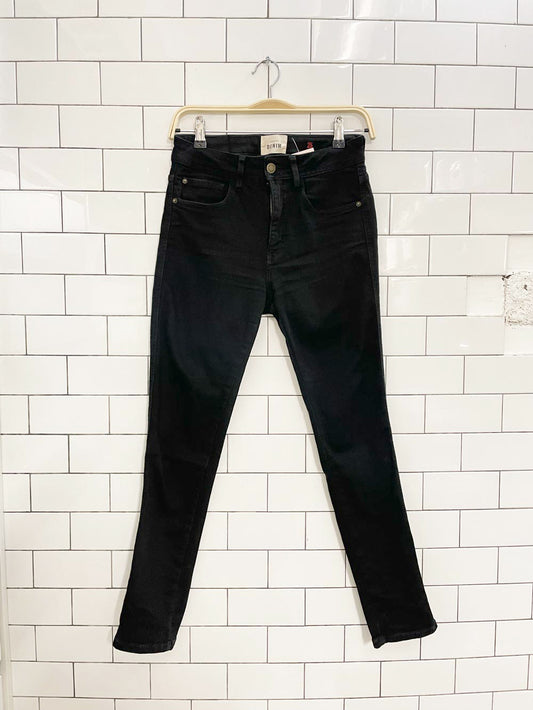 sézane denim slim parfait black jeans