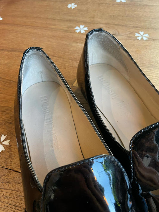 elizabeth and james aly patent loafers