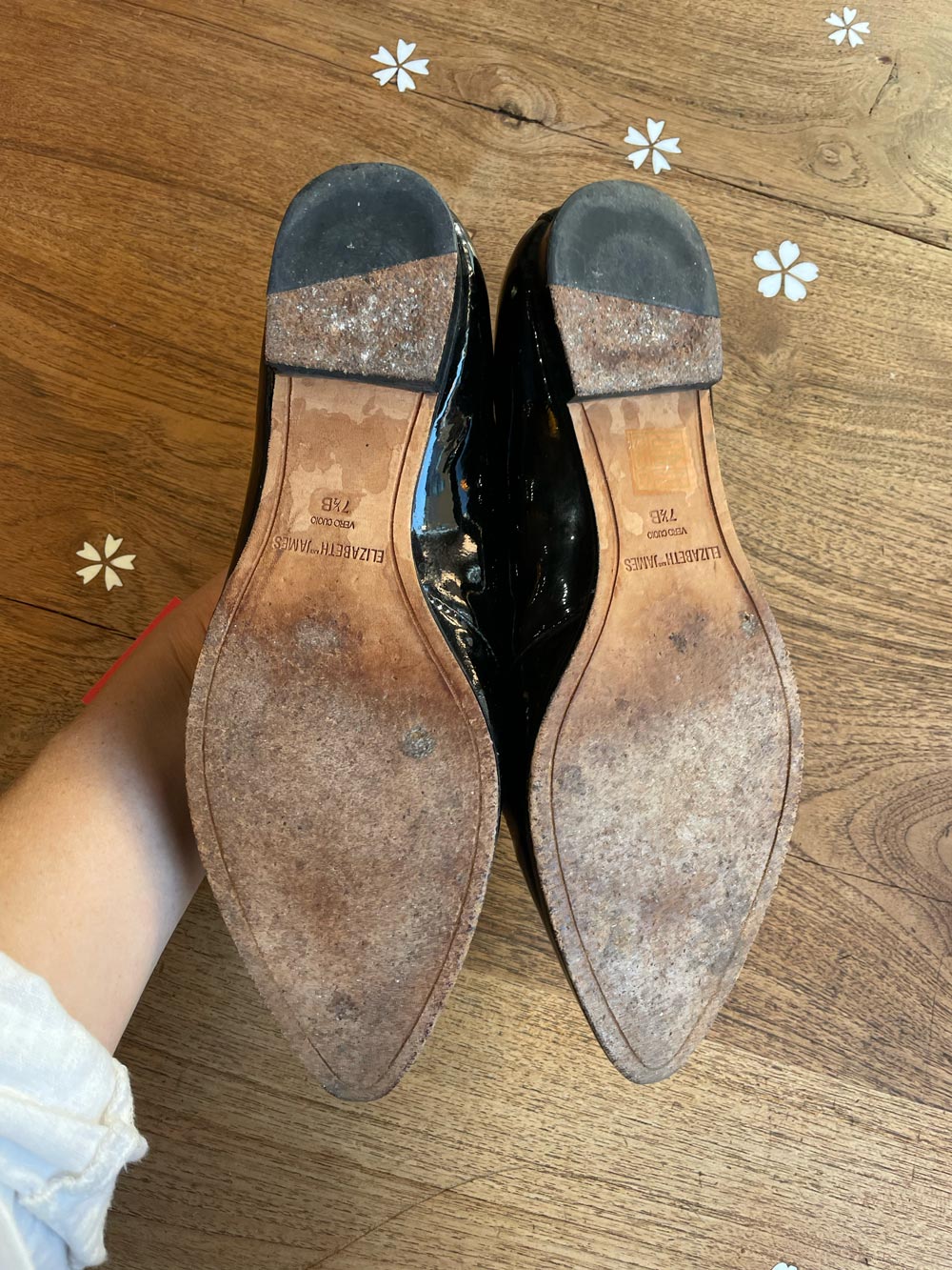 elizabeth and james aly patent loafers