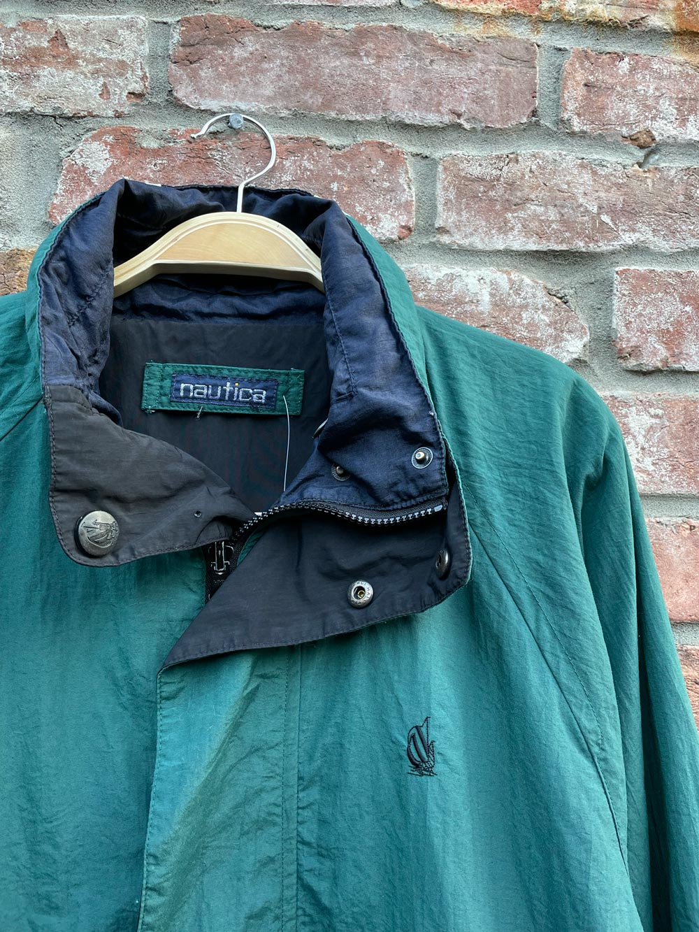 vintage 90s nautica reversible sailing jacket